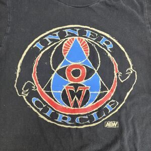 AEW (All Elite Wrestling) Inner Circle Black Short Sleeve T-Shirt Men's Size XS